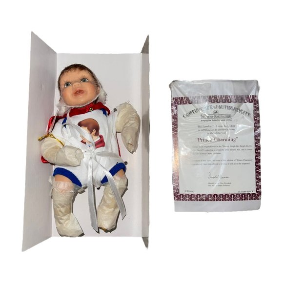 New Open Ashton Drake Disney Snow White Seven Dwarfs Complete Prince Charming - Picture 10 of 11